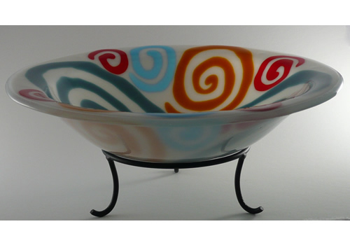 vertigo glass bowl